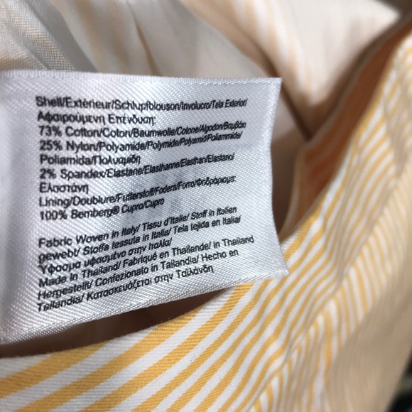 Brooks Brothers Striped Wrap Pencil Skirt - Picture 6 of 6